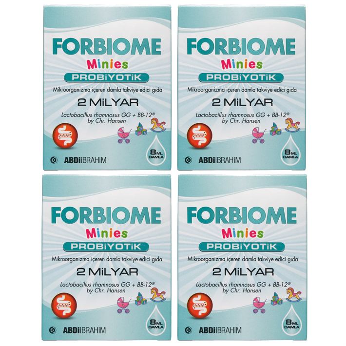 Forbiome Minies Probiyotik Damla 8 Ml 4 Adet