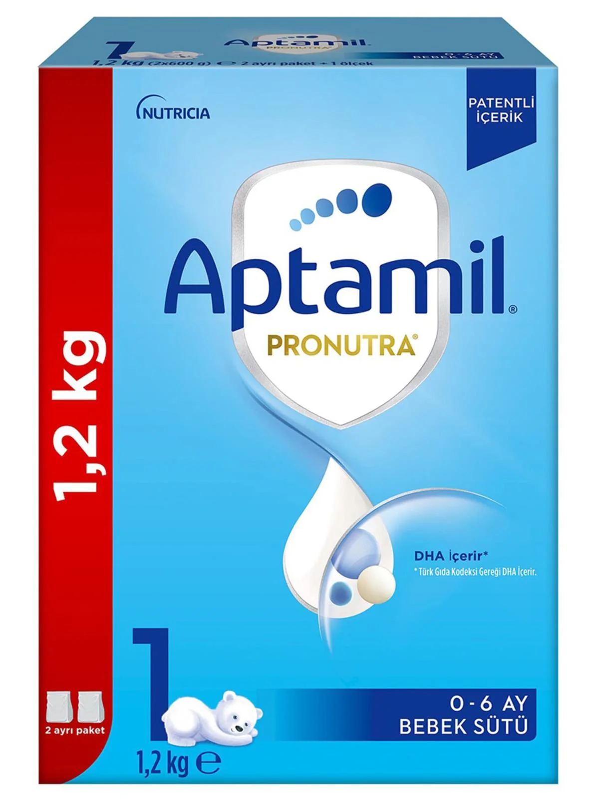 Aptamil 1 Bebek Sütü 1200 gr 0-6 Ay - Standart
