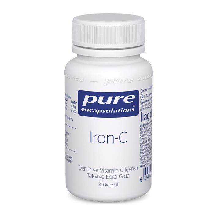 Pure Encapsulations Iron-C 30 Kapsül