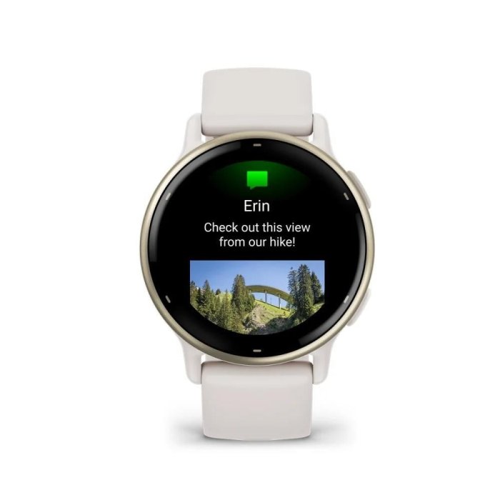 Garmin Vivoactive 5 - Fildişi Kayışlı Akıllı Saat