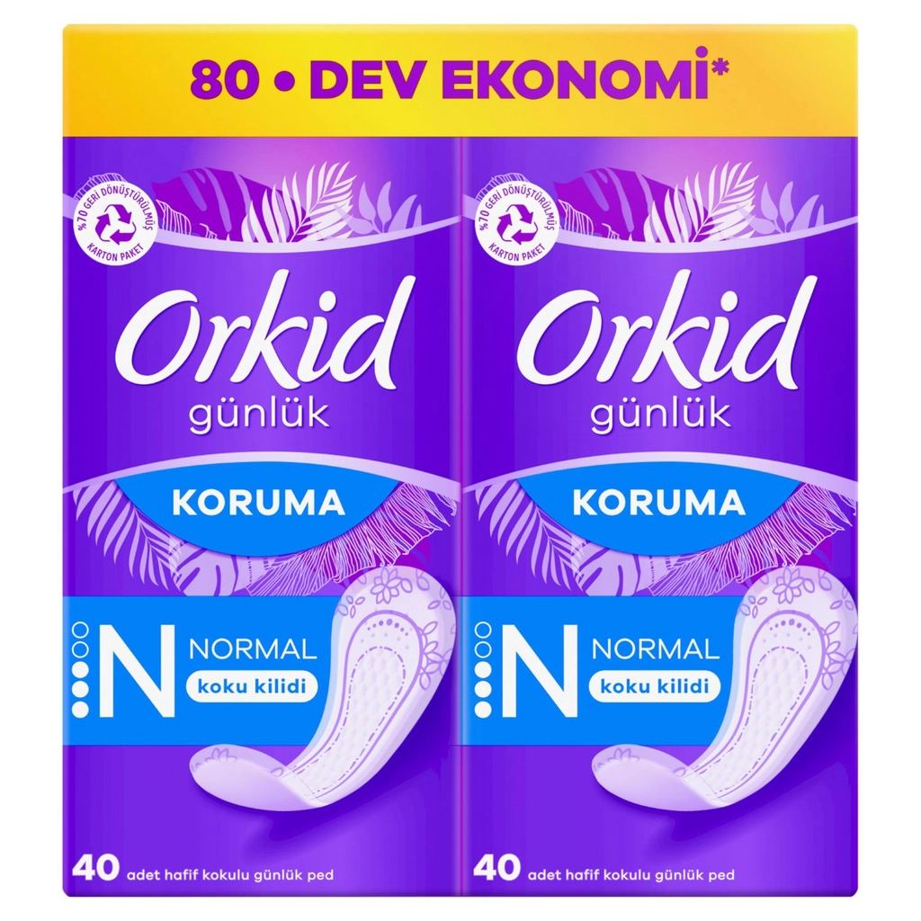 Orkid Günlük Koruma Günlük Ped Normal 80'li