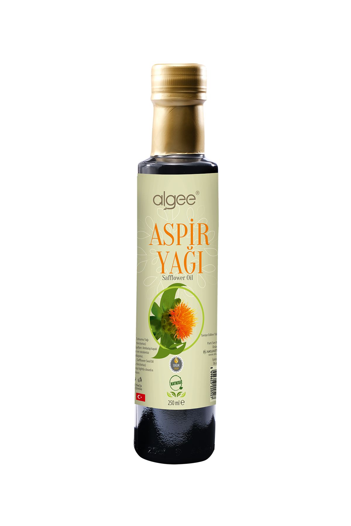 Algee Aspir Yağı Soğuk Sıkım 250 Ml
