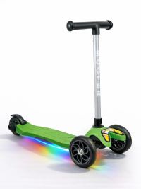 Tois ColorWase Led Işıklı 4 Kademe Ayarlanabilir 3 Tekerlekli Scooter - Yeşil