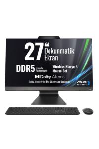 ASUS M3702WFAT-BPF0050 AMD Ryzen 5 7520U 16GB RAM 512GB SSD 27 inç FHD Dokunmatik All in One PC