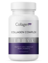 Collagen Forte Platinum 5 Tip Kolajen Complex Tip 1,2,3,5 Ve Tip 10 Biotin, Çinko, Selenyum, C Vitamini &amp; Açai, 90 Tablet