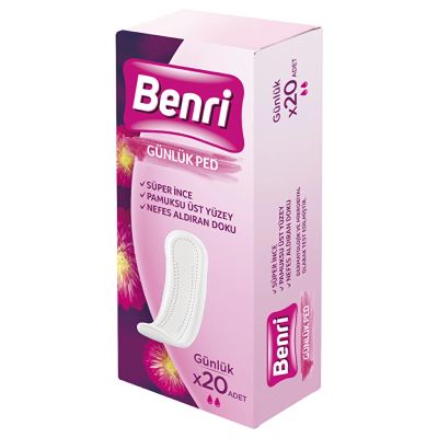 Benri Günlük Ped 20'li