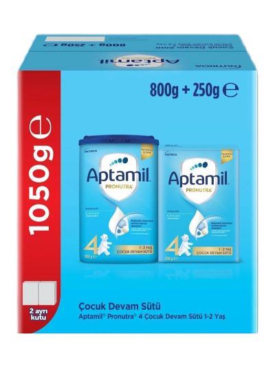 Aptamil 4 Devam Sütü 800 gr + 250 gr - Standart