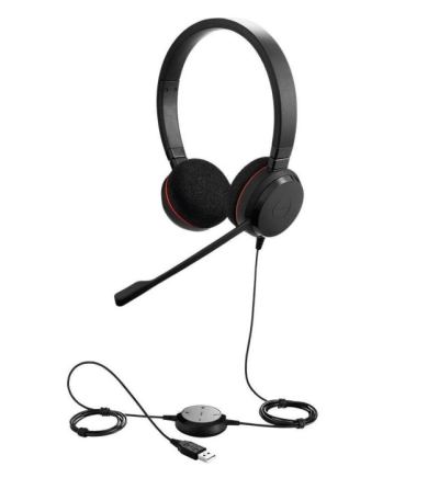 Jabra Evolve 20 Duo Usb Nc Mikrofonlu Kulak Üstü Kulaklık