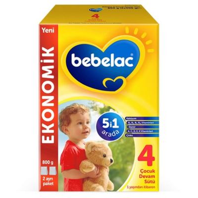 Bebelac 4  Devam Sütü 800 G  - Standart