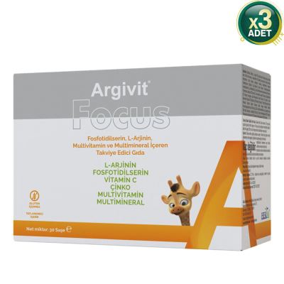 Argivit Focus 30 Saşe - 3 Adet (90 Saşe)