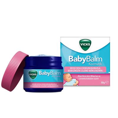 Vicks Baby Balm Bebekler İçin Nemlendirici 50 Gr
