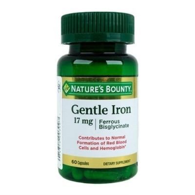 Nature's Bounty Gentle Iron 17 Mg 60 Kapsül