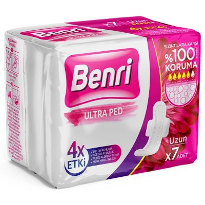 Benri Hijyenik Ped Uzun 7'li
