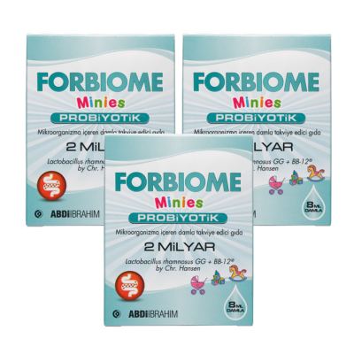 Forbiome Minies Probiyotik Damla 8 Ml 3 Adet