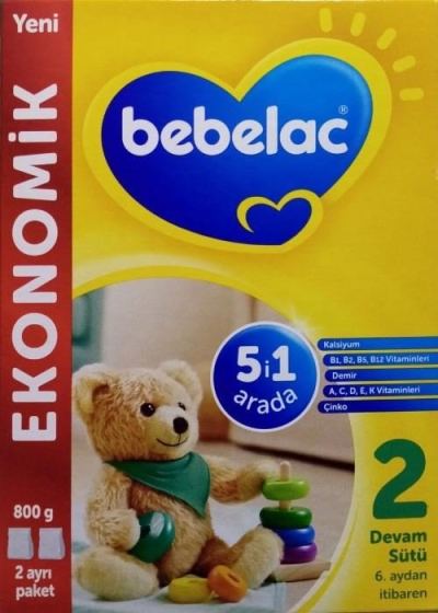 Bebelac 2 Devam Sütü 800 Gr 2 Adet