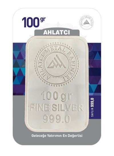 Ahlatcı 100 Gram Külçe Gümüş