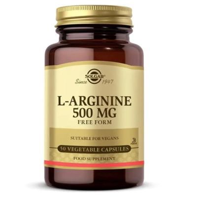 Solgar L-Arginine 500 Mg 50 Kapsül