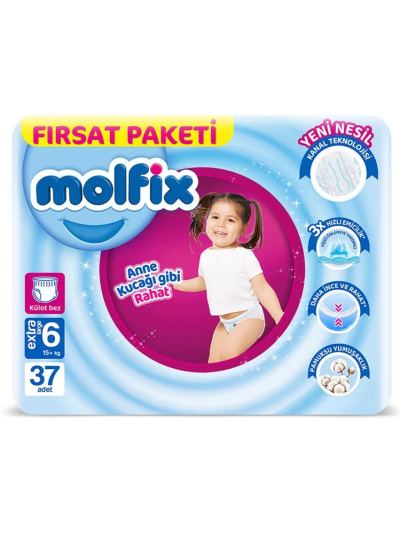 Molfix Külot Bez 6 Beden Süper Fırsat Paketi 37 Adet - Standart