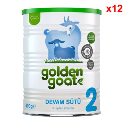 Golden Goat 2 Keçi Sütü Bazlı Ürün 400Gr 12 Adet