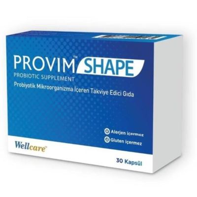 Wellcare Provim Shape Probiyotik 30 Kapsül