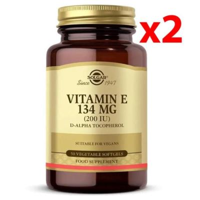 Solgar Vitamin E 200 IU 50 Kapsül 2 Adet