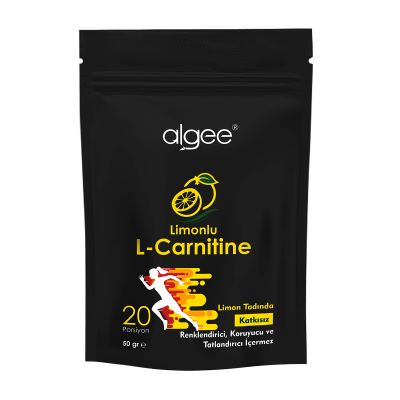 Algee Limonlu L-Carnitine Toz 50 Gr