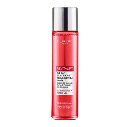 Loreal Paris Revitalift %5 Saf Glikolik Asit Peeling Etkili Tonik 180 ml