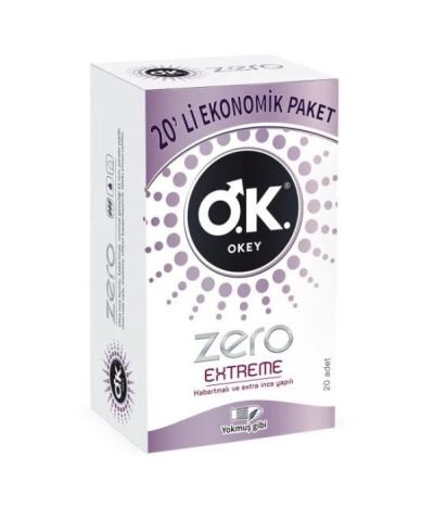 Okey Zero Extreme 20'Li Prezervatif