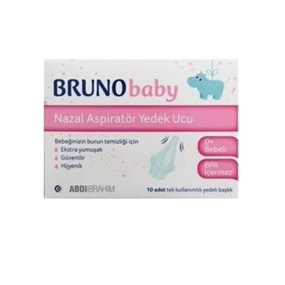 Bruno Baby Nazal Burun Aspiratörü 10'lu Yedek Uç