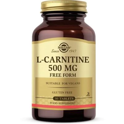 Solgar Maxi L-Carnitine 500 Mg 30 Tablet