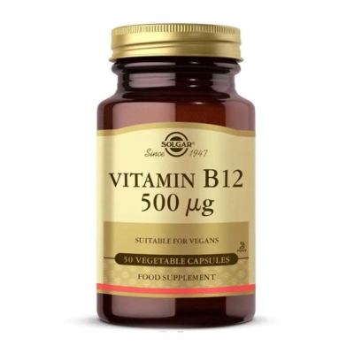Solgar Vitamin B12 500 Mcg 50 Kapsül