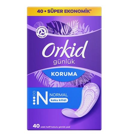 Orkid Günlük Koruma Günlük Ped 40'lı