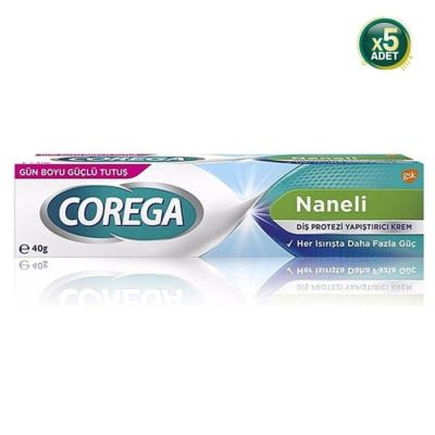 Corega Naneli 40 Gr 5 Adet Protez Diş Yapıştırıcı