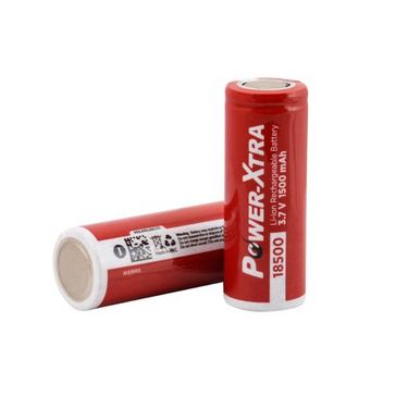 Power-Xtra 3.7V Li-Ion 18500 1500 Mah Şarjlı Pil