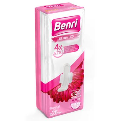 Benri Hijyenik Ped Normal Çoklu 26'lı