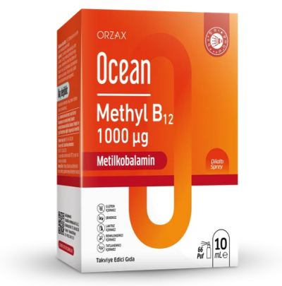 Ocean Methyl B12 1000 Mcg  10 Ml Dilaltı Sprey