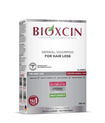 Bioxcin Saç Dökülmesine Karşı Bitkisel Klasik Şampuan Yağlı Saçlar 300 ml