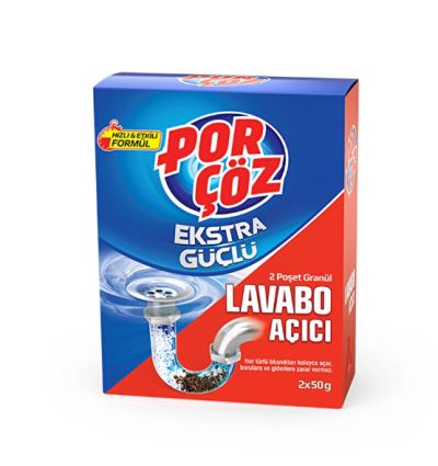 Porçöz Lavabo Açıcı Granül 100 gr