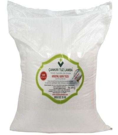 Toptan Çuval Çankırı Kaya Tuzu Toz 25 Kg
