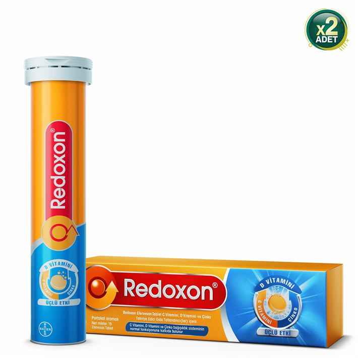 Redoxon Üçlü Etki 15 Efervesan Tablet 2'Li