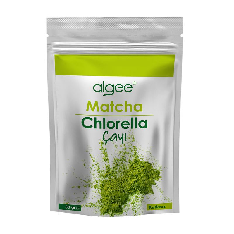 Algee Matcha & Chlorella Toz Çay 50 Gr