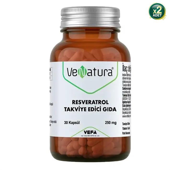 Venatura Resveratrol 30 Kapsül 2 Adet