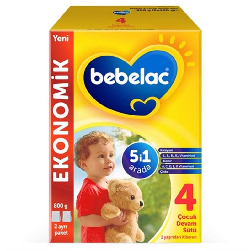 Bebelac 4  Devam Sütü 800 G  - Standart