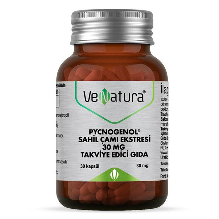 Venatura Pycnogenol Sahil Çamı Ekstresi 30 Mg 30 Kapsül