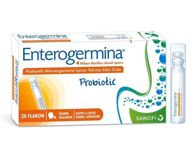 Enterogermina Yetişkinler İçin 5 ml x 20 Flakon