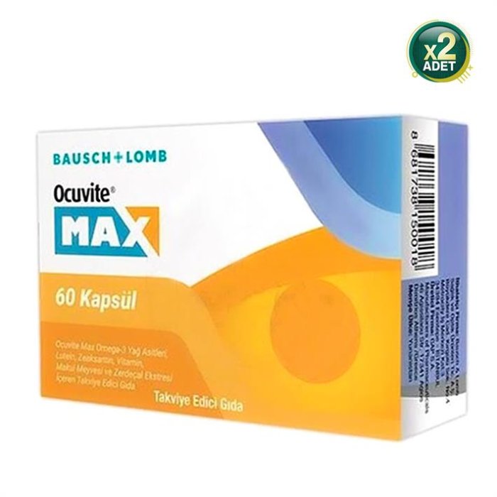 Ocuvite Max 60 Kapsül 2 Adet
