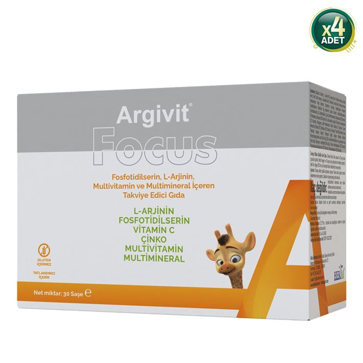 Argivit Focus 30 Saşe 4 Adet