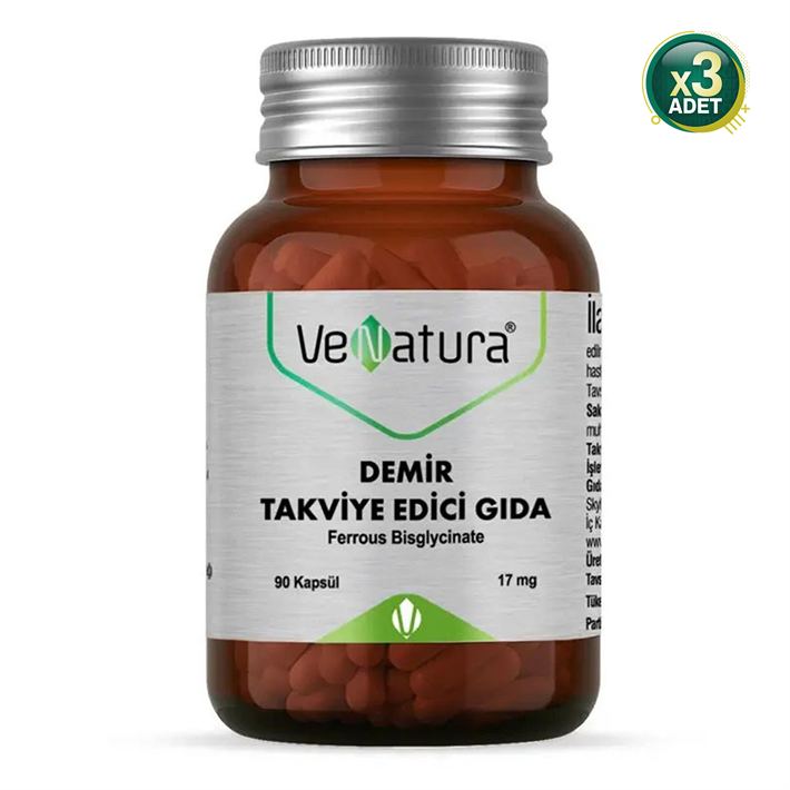 Venatura Demir 90 Kapsül 3 Adet