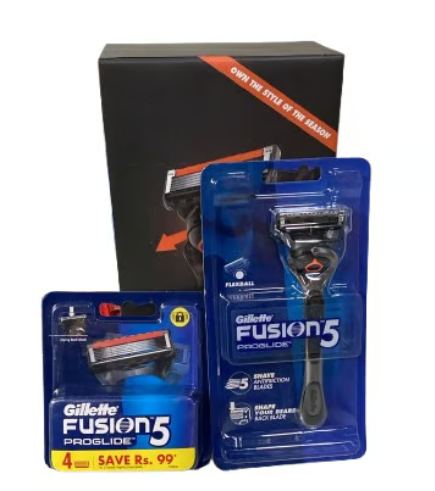 Gillette Fusion5 Proglide Flexball Tıraş Makinesi + 5 Yedekli Giftset