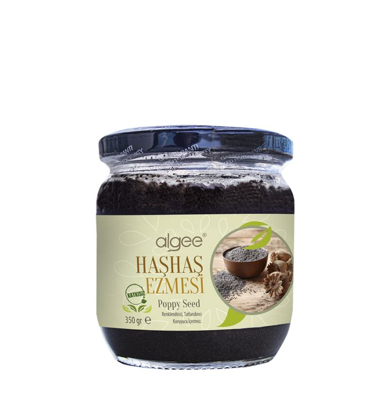 Algee Siyah Haşhaş Ezmesi 350 Gr